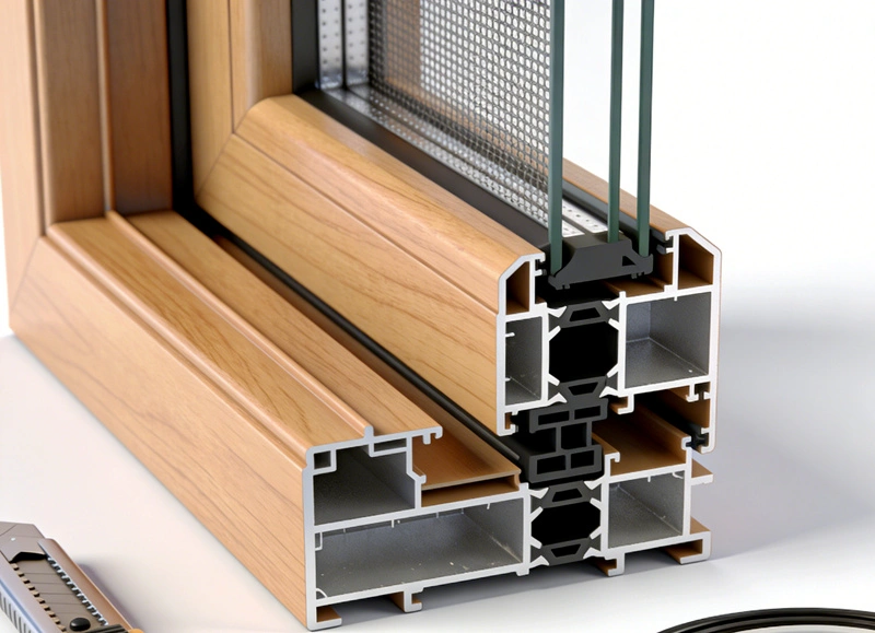 ABS ablak- és ajtóprofil-extrudáló gép