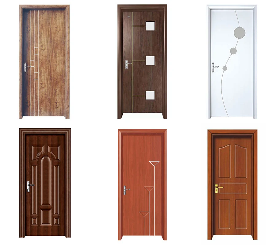 Eco-Friendly WPC Door - Insect-Proof, Soundproof Wood-Plastic Door