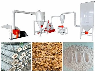 Wood Powder Making Machine