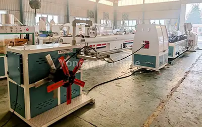 Professional trial of irrigation pipe machine