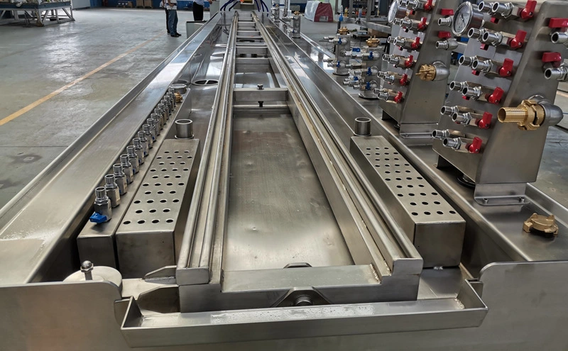 ABS window door profile calibration and cooling machine